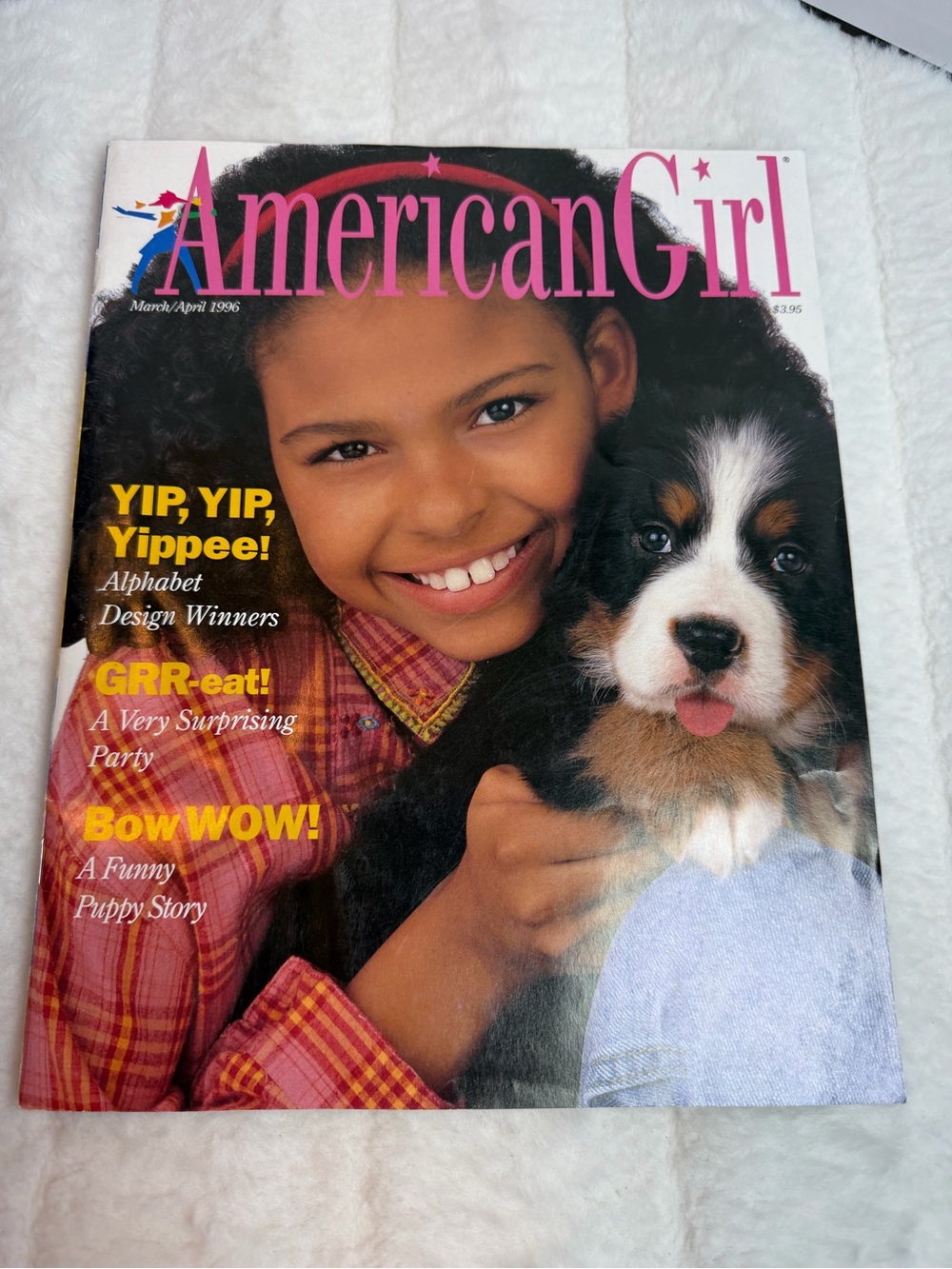 Vintage American Girl Magazine March/April 1996 Complete Paper Doll Insert